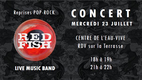 Affiche du concert du 23 juillet 2025